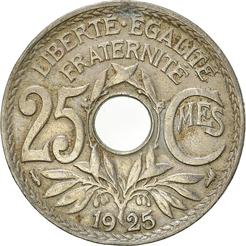 Moeda, França, 25 Centimes, 1925