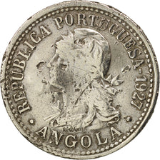 Angola, 10 Centavos, 2 Macutas, 1927, F(12-15), Copper-nickel, KM:67