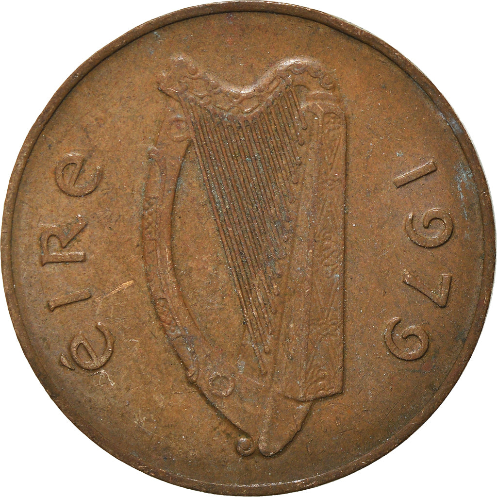 Coin, IRELAND REPUBLIC, 2 Pence, 1979