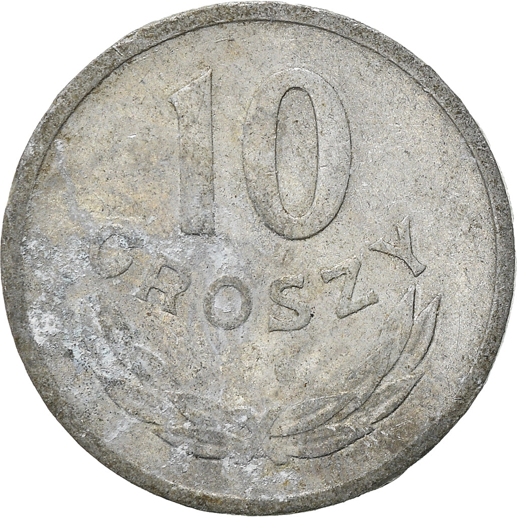 Moneta, Polonia, 10 Groszy, 1949