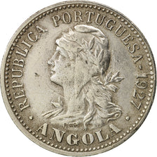 Coin, Angola, 20 Centavos, 4 Macutas, 1927, EF(40-45), Copper-nickel, KM:68