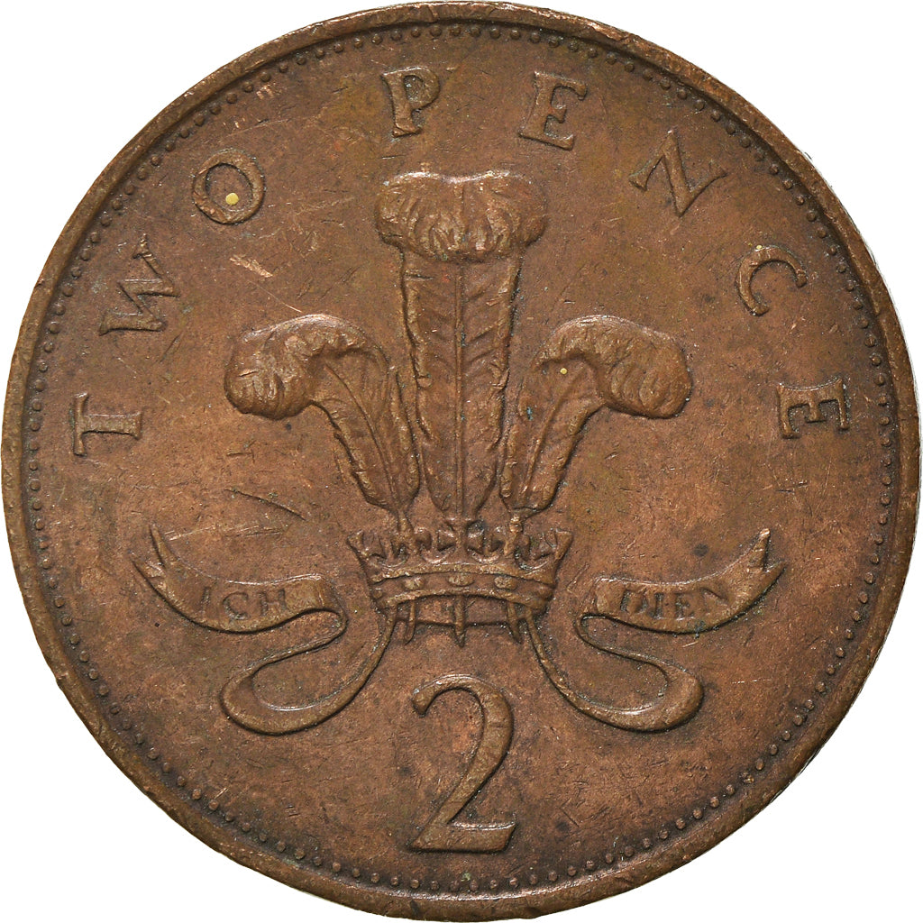 Münze, Großbritannien, 2 Pence, 1988