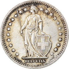 Coin, Switzerland, 2 Francs, 1947, Bern, EF(40-45), Silver, KM:21