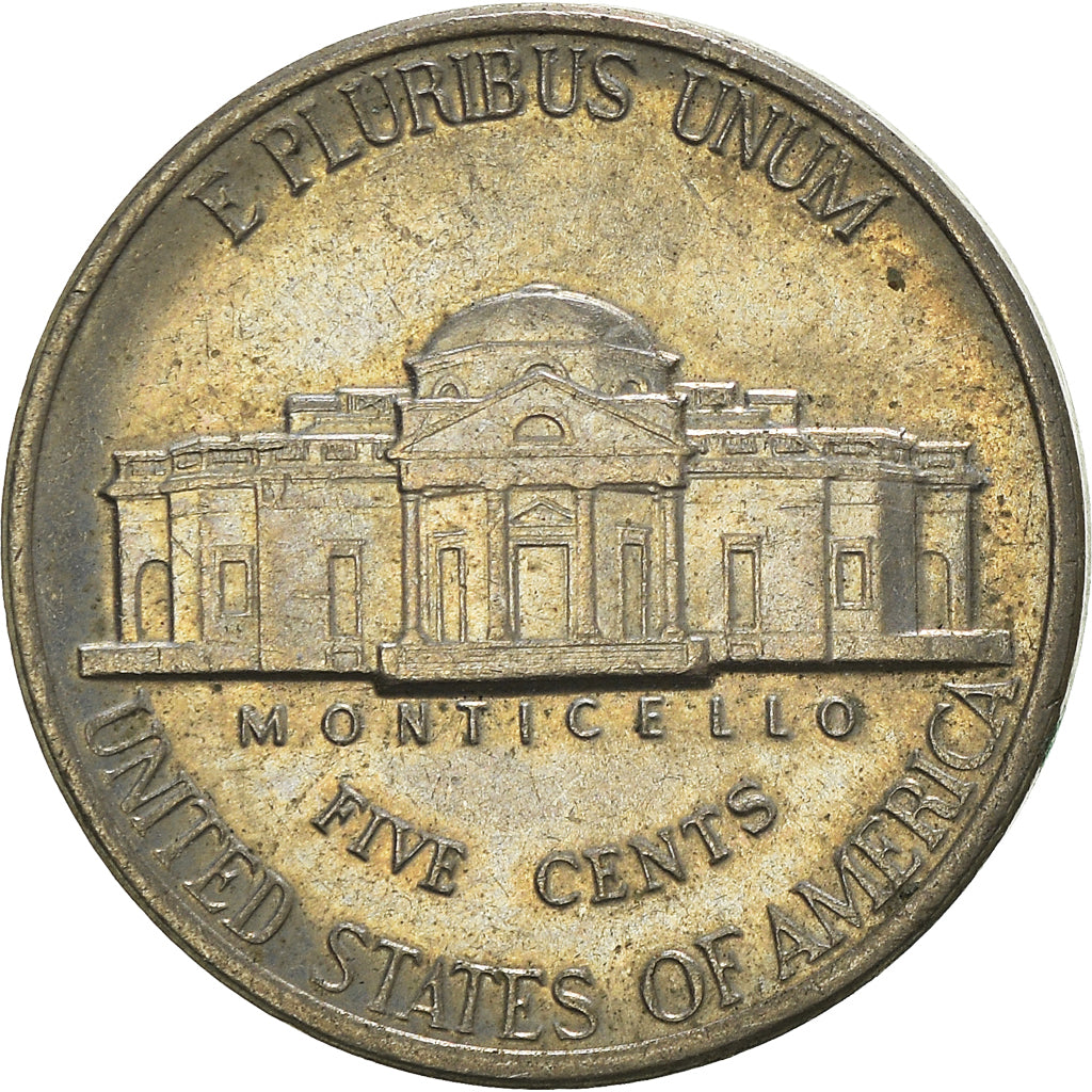 Monnaie, États-Unis, 5 Cents, 1988