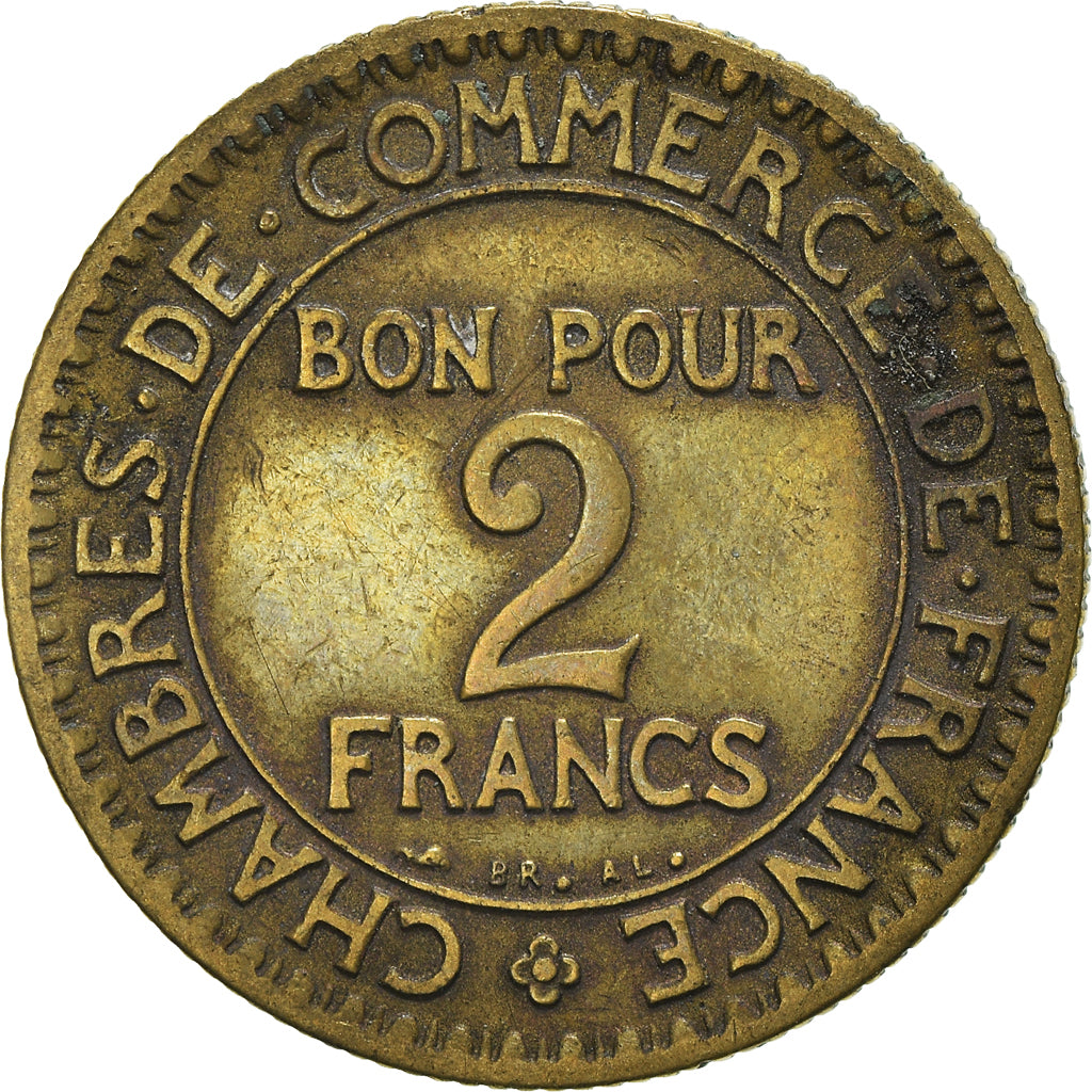 Moeda, França, 2 Francs, 1923