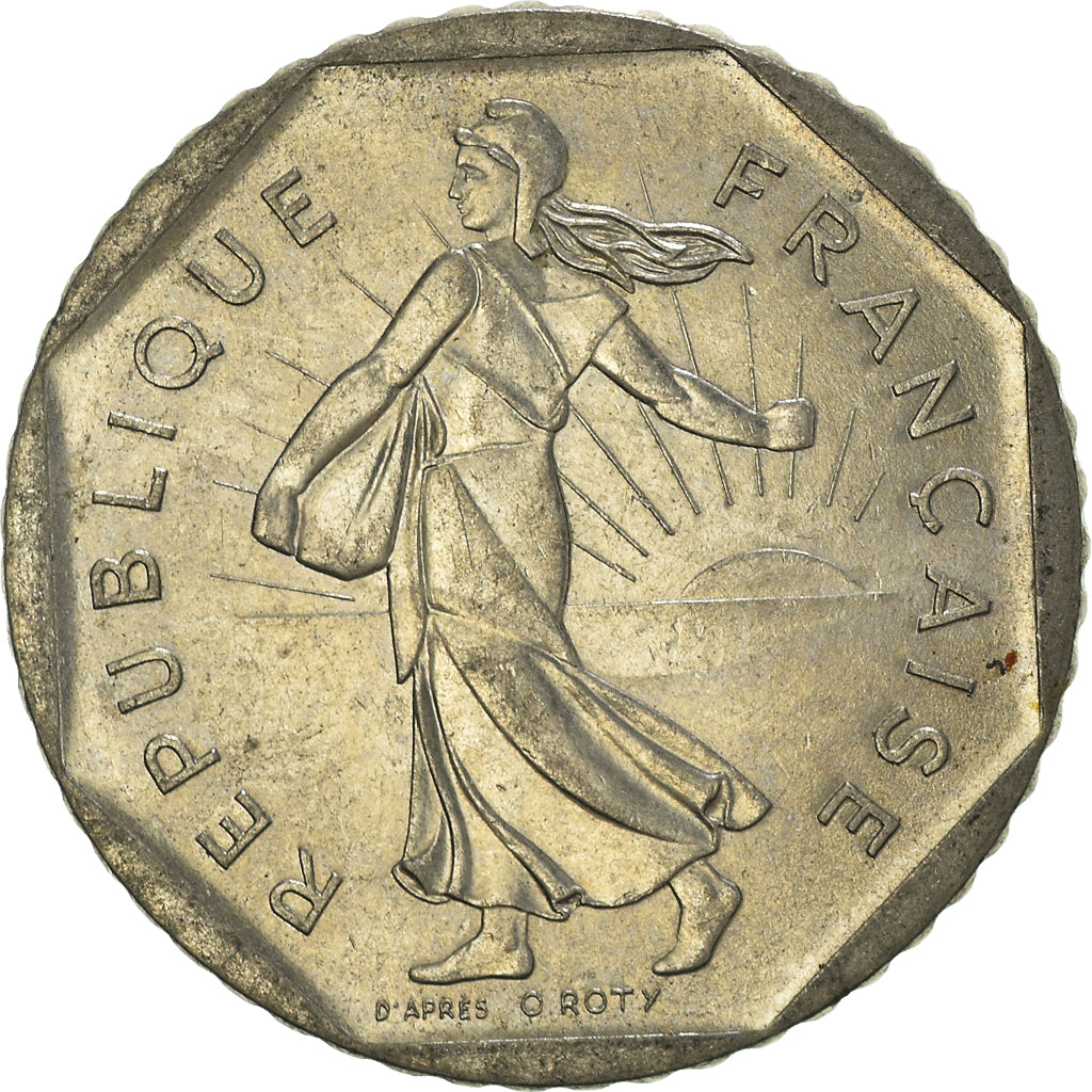 Moneta, Francia, 2 Francs, 1980