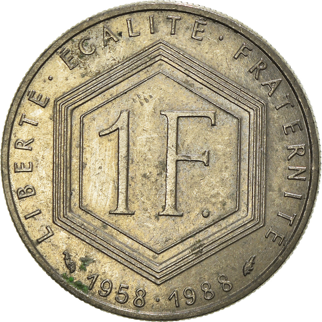 Moeda, França, Franc, 1988