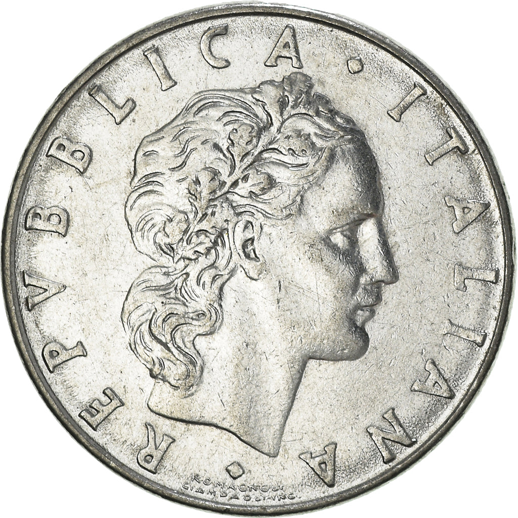 Moneta, Włochy, 50 Lire, 1977