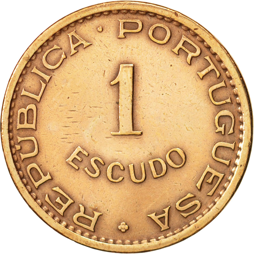 Angola, Escudo, 1956, AU(50-53), Bronze, KM:76