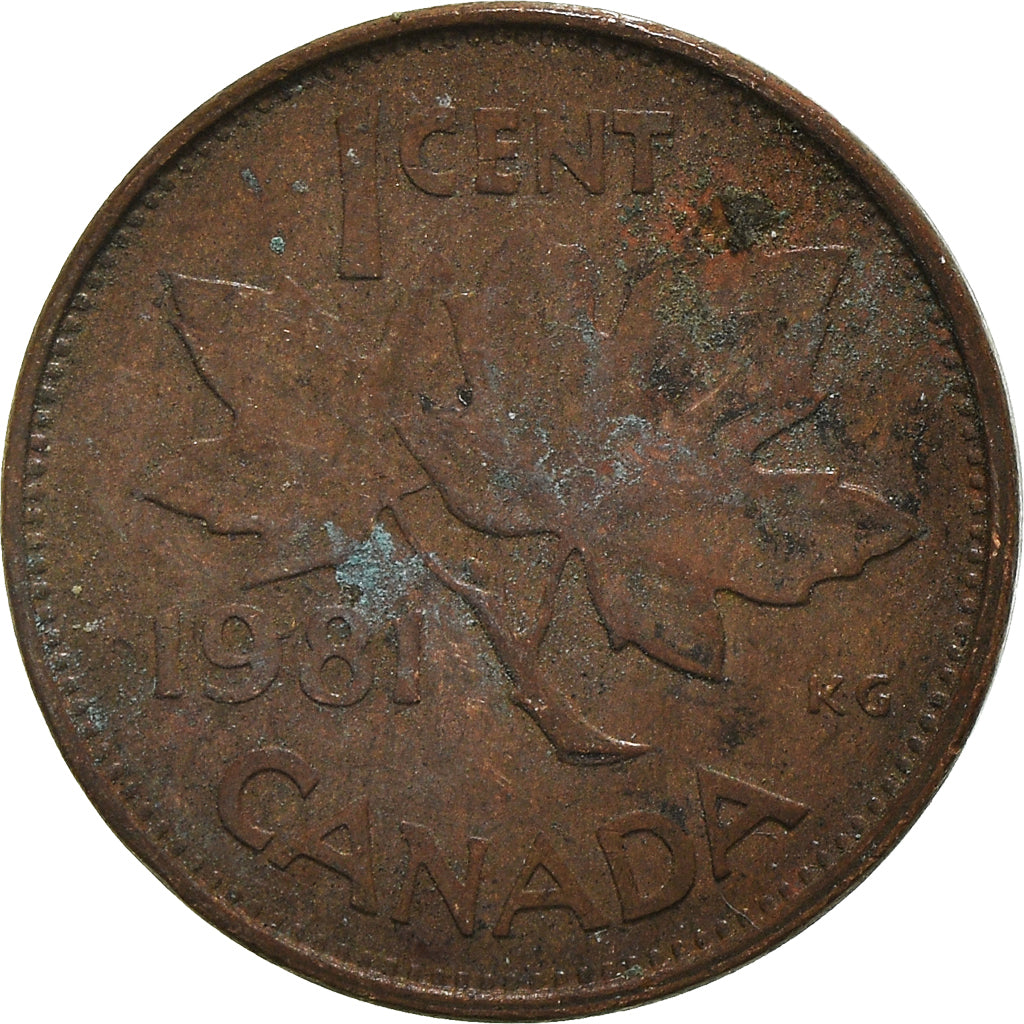 Coin, Canada, Cent, 1981