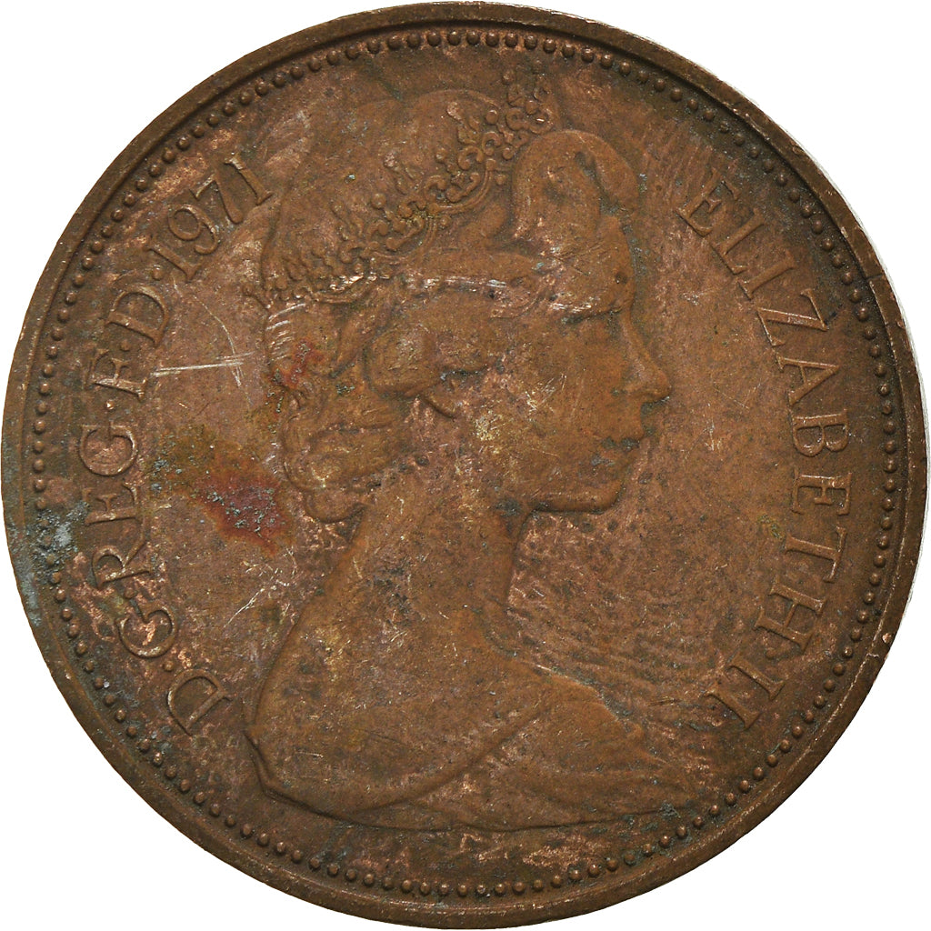 Moneta, Wielka Brytania, 2 New Pence, 1971
