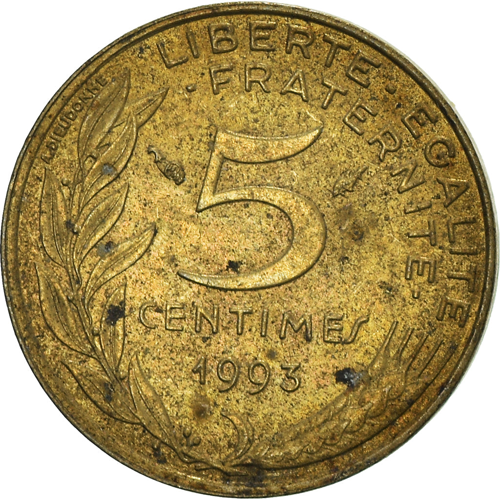 Moneta, Francia, 5 Centimes, 1993