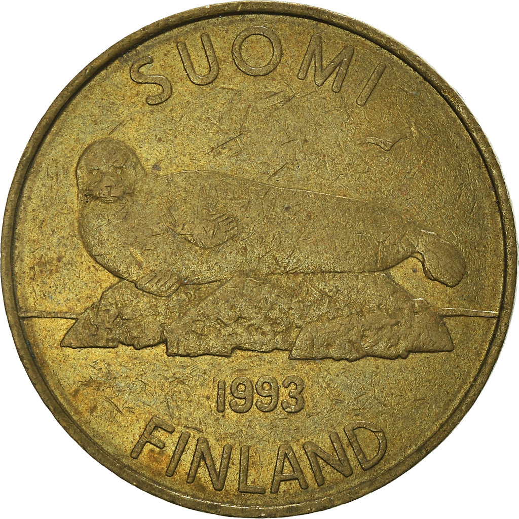Monnaie, Finlande, 5 Markkaa, 1993