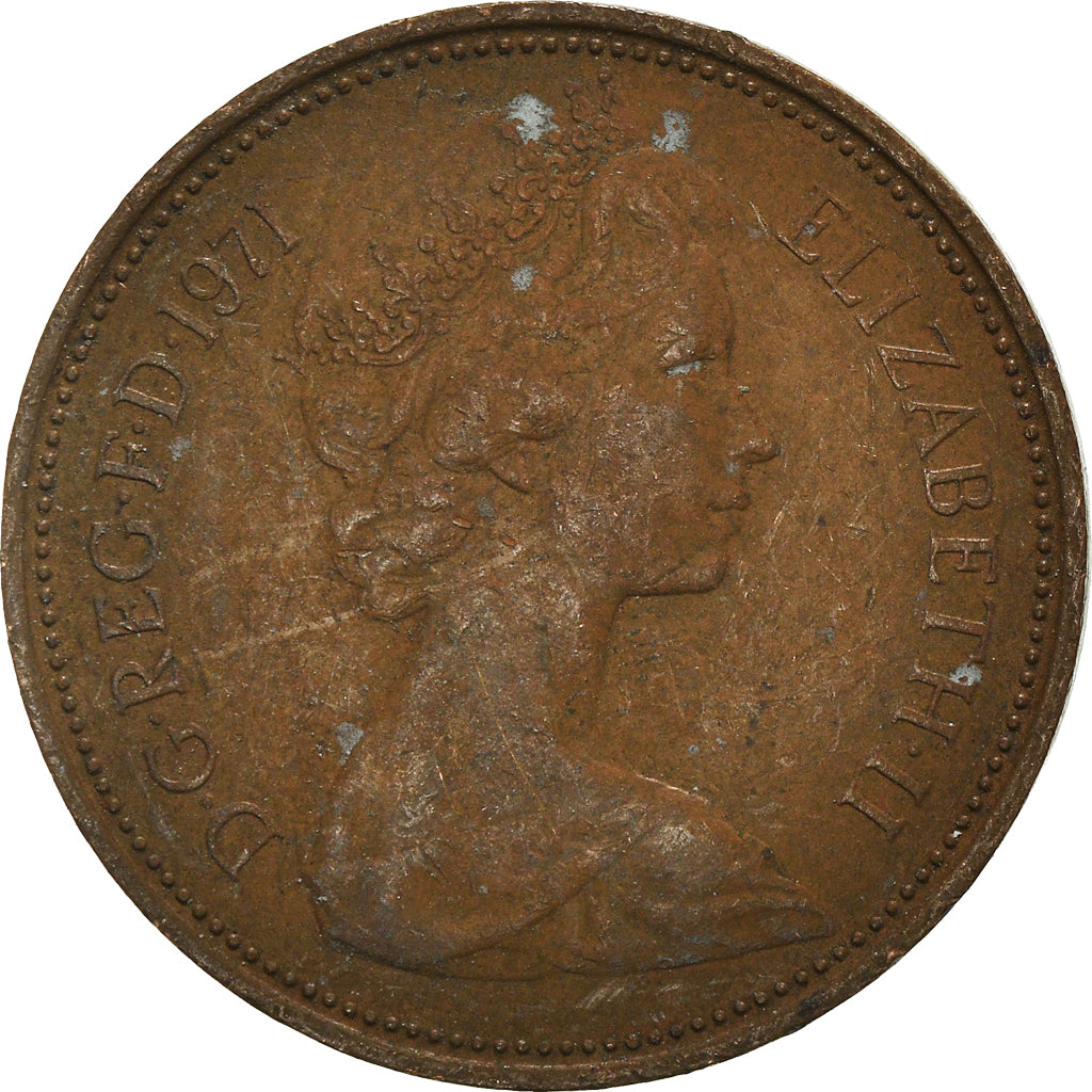 Moneta, Wielka Brytania, 2 New Pence, 1971