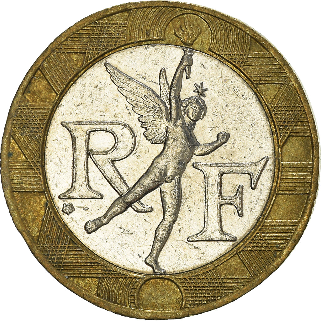 Moneda, Francia, 10 Francs, 1989