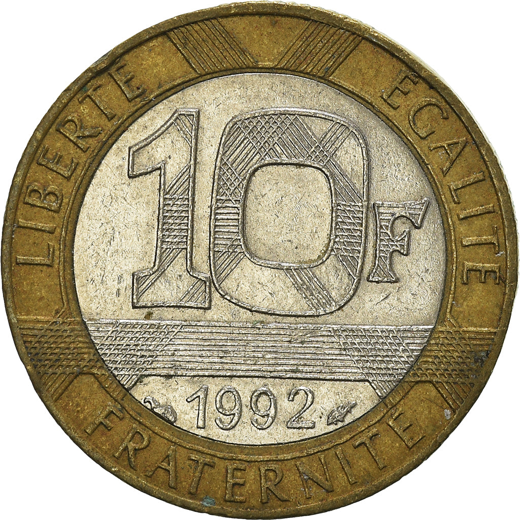 Moneda, Francia, 10 Francs, 1992