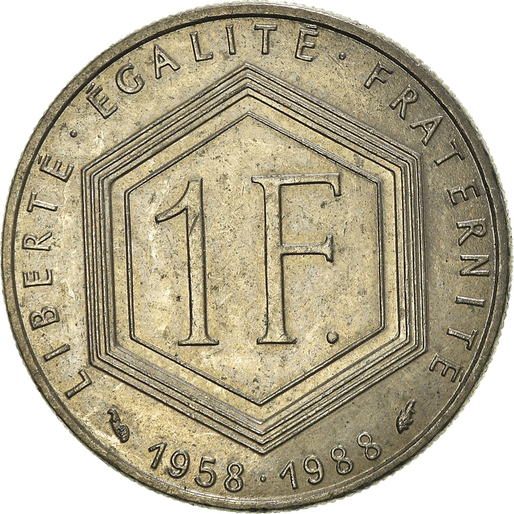 Moneta, Francia, Franc, 1988