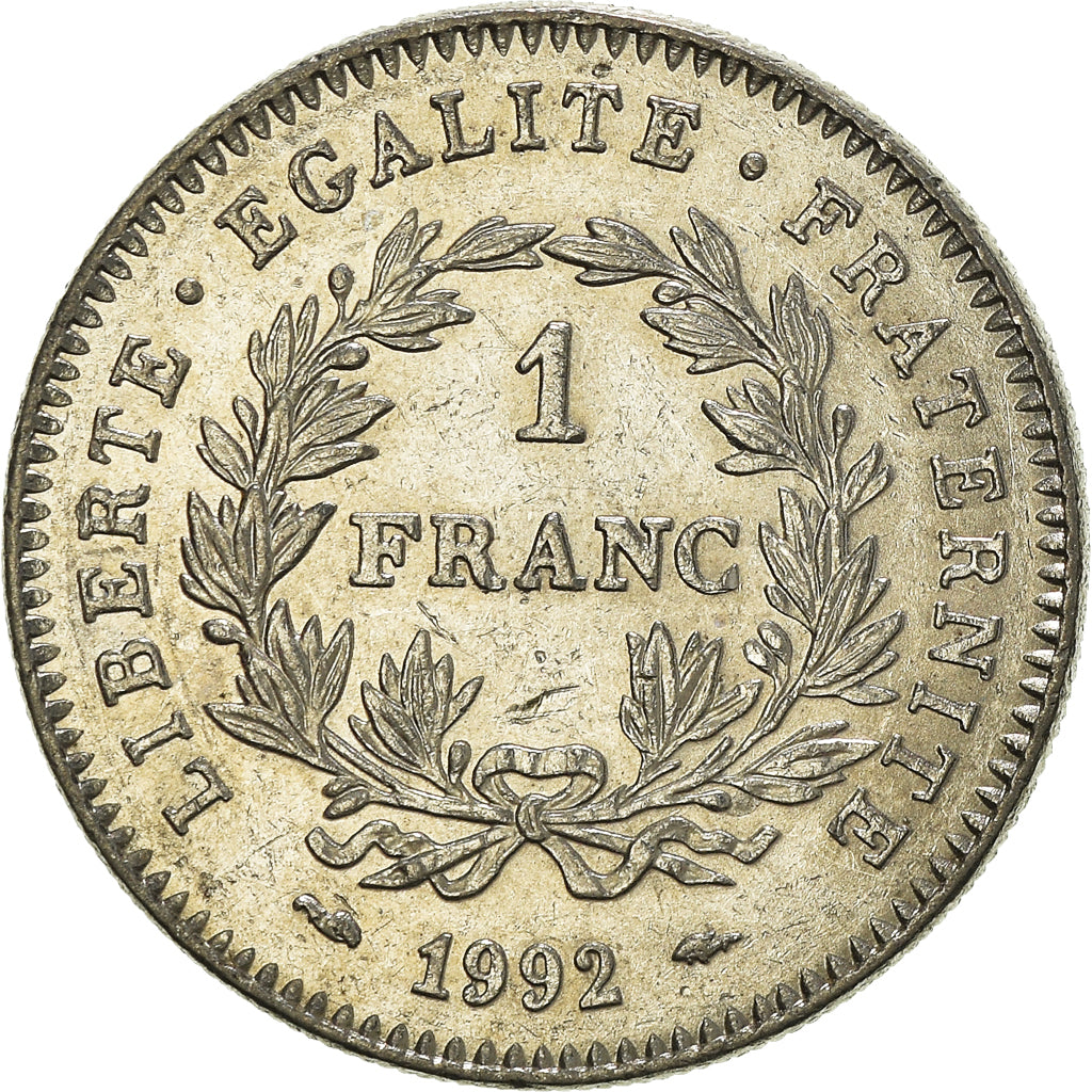 Monnaie, France, Franc, 1992