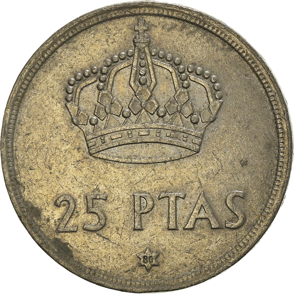 Moneta, Spagna, 25 Pesetas