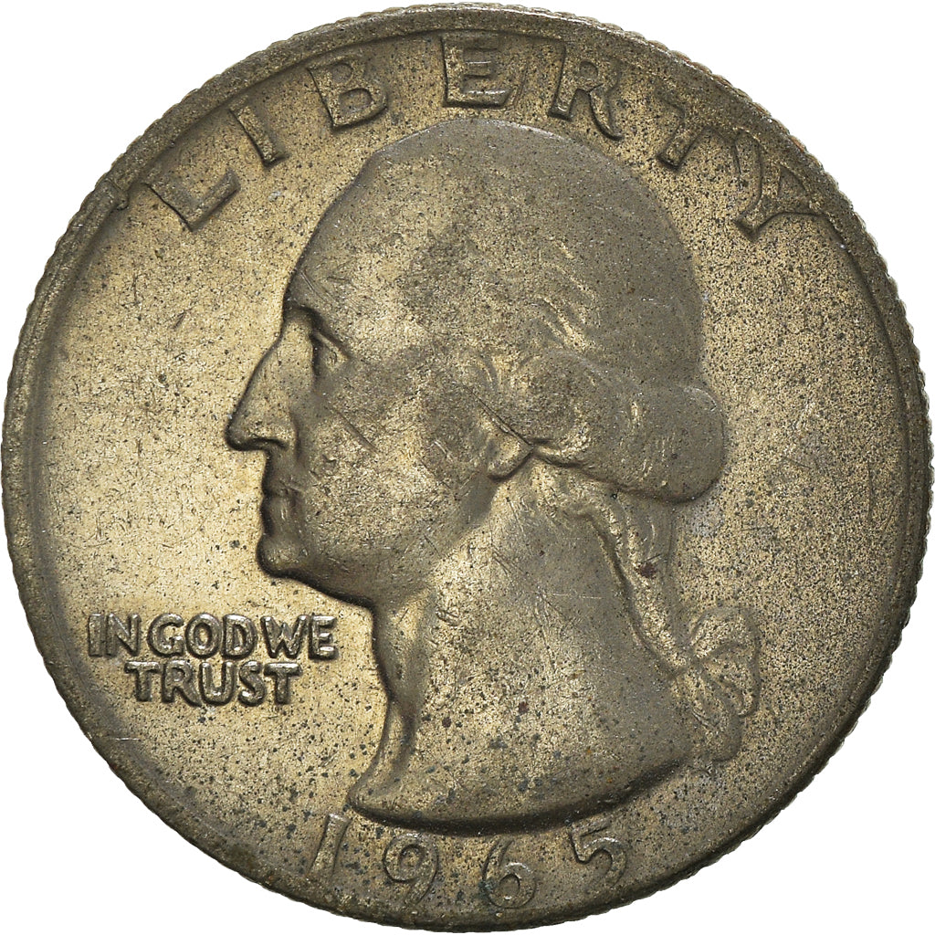 Coin, United States, Quarter, 1965
