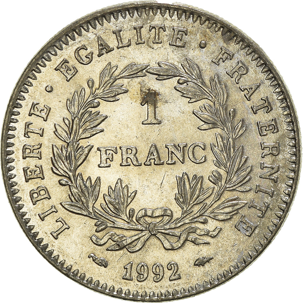 Munten, Frankrijk, Franc, 1992