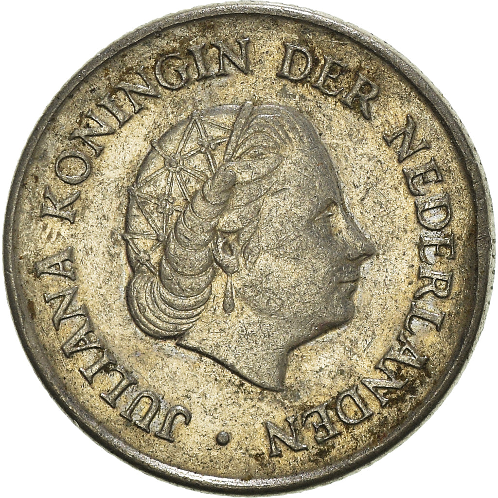 Coin, Netherlands, 25 Cents, 1971
