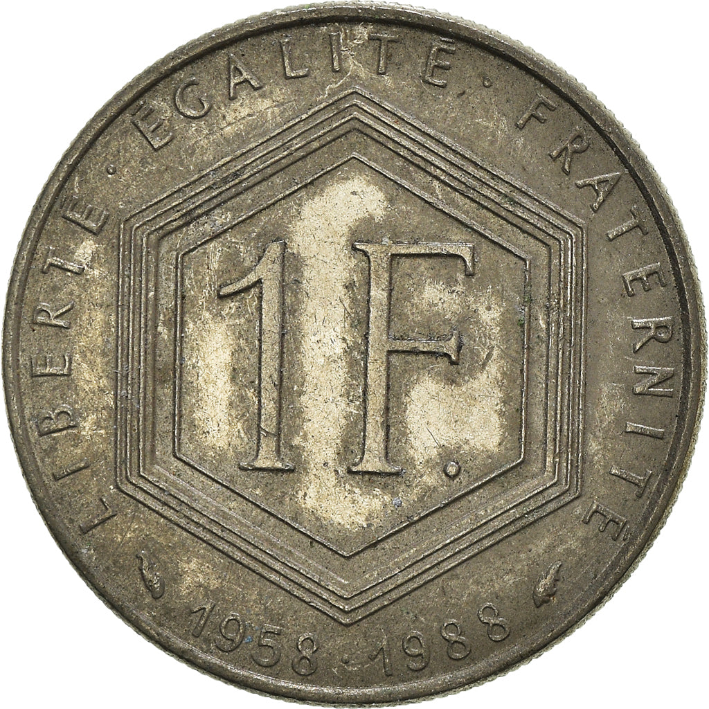 Moneta, Francia, Franc, 1988