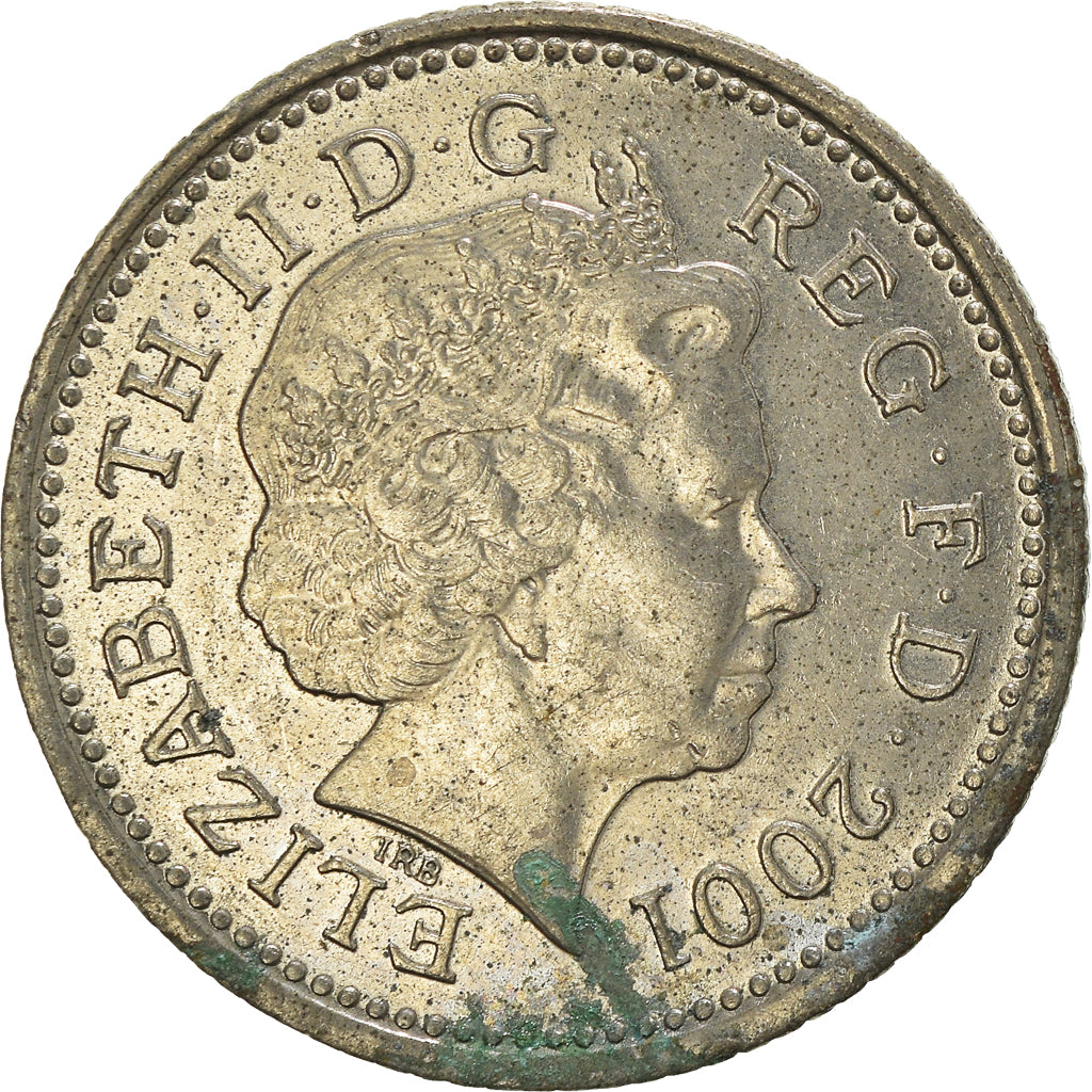 Coin, Great Britain, 10 Pence, 2001