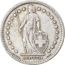 Coin, Switzerland, 2 Francs, 1945, Bern, VF(30-35), Silver, KM:21