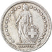 Coin, Switzerland, 2 Francs, 1945, Bern, VF(30-35), Silver, KM:21