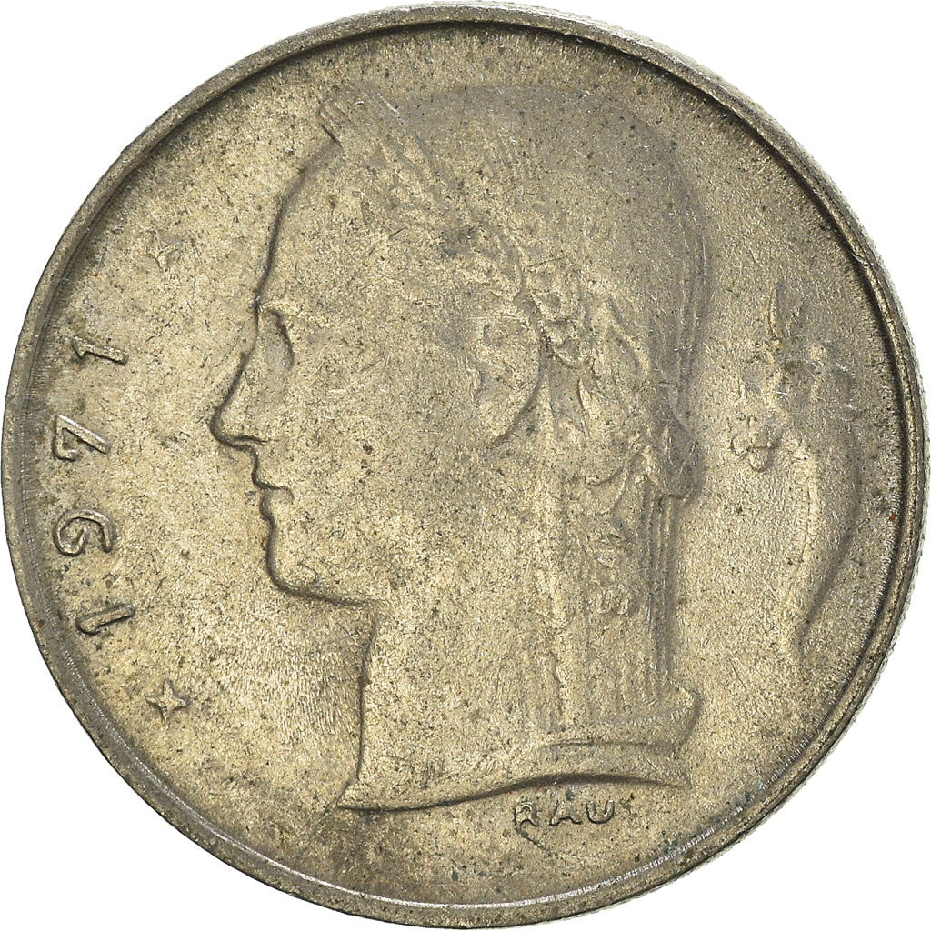 Coin, Belgium, Franc, 1971