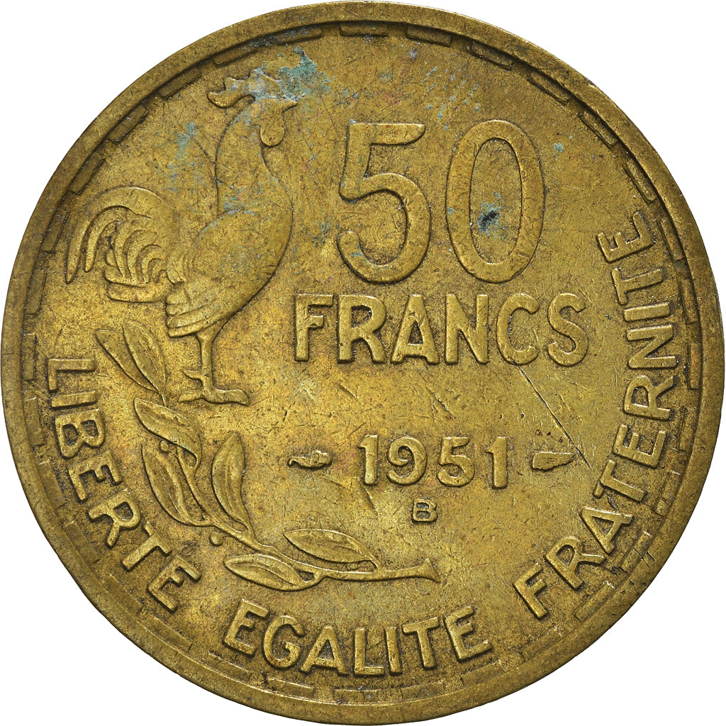 Monnaie, France, 50 Francs, 1951