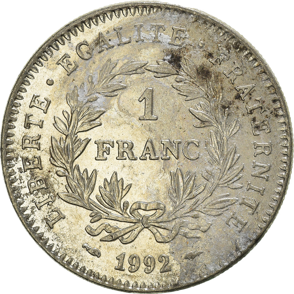 Moeda, França, Franc, 1992