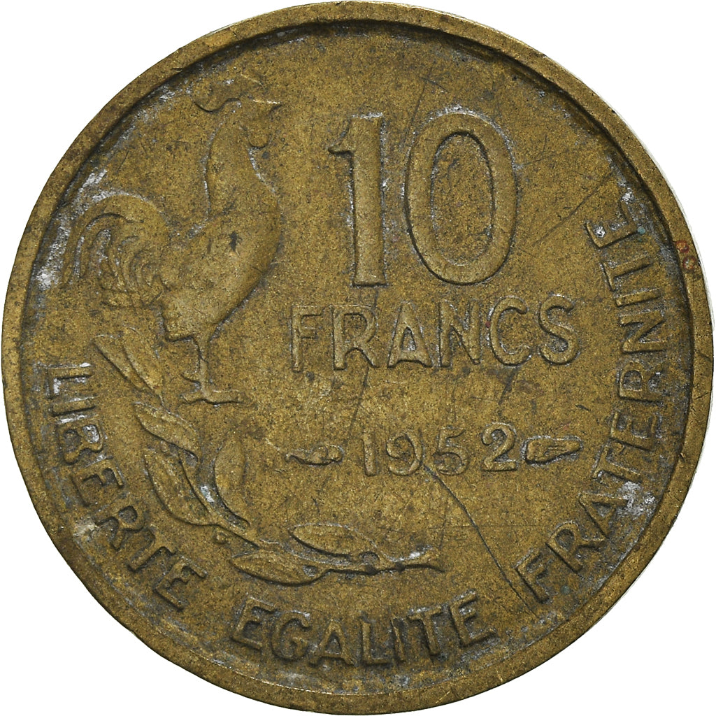 Moneda, Francia, 10 Francs, 1952