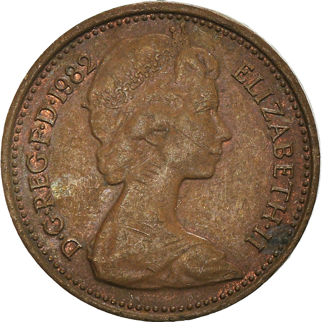 Moeda, Grã-Bretanha, 1/2 Penny, 1982