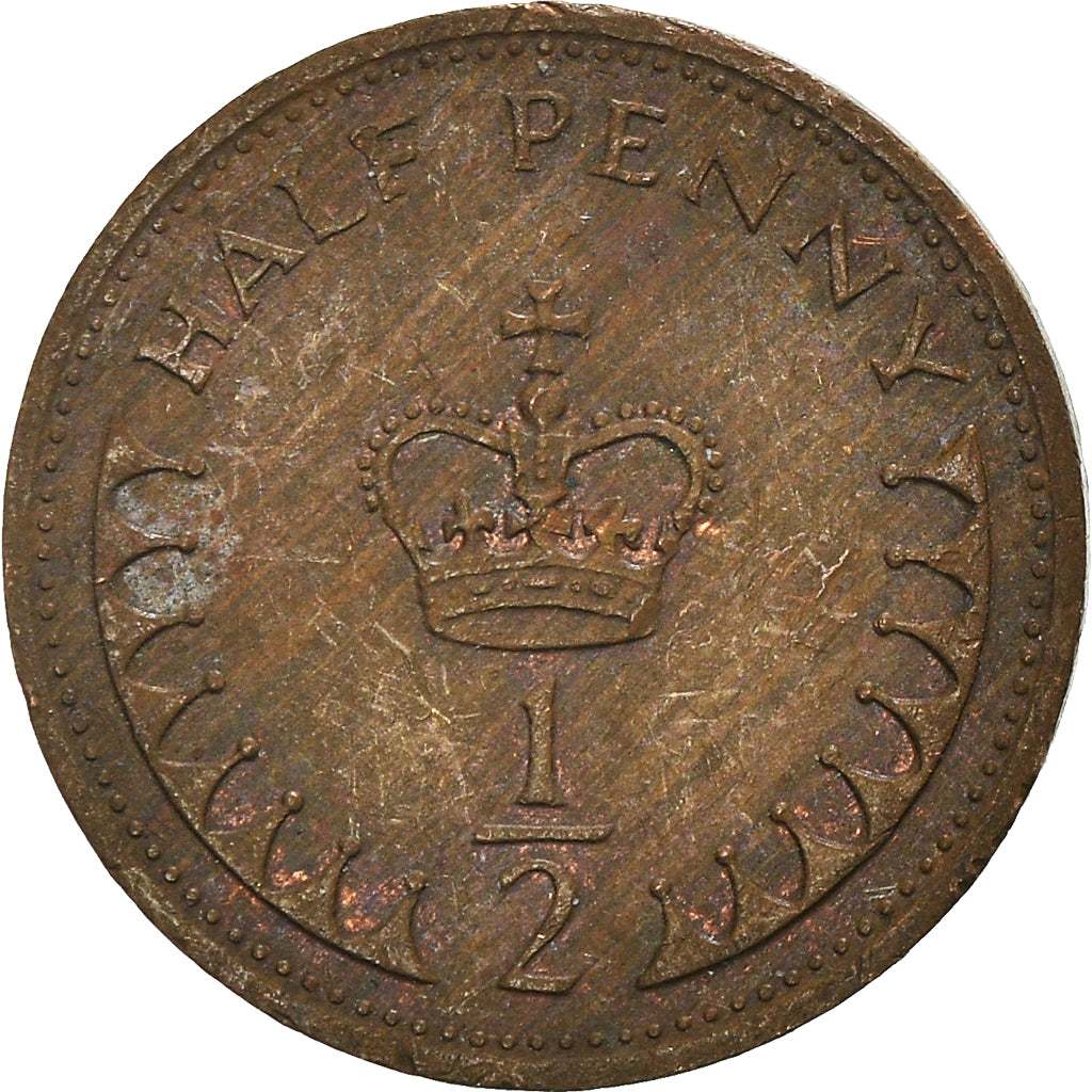 Moeda, Grã-Bretanha, 1/2 Penny, 1982