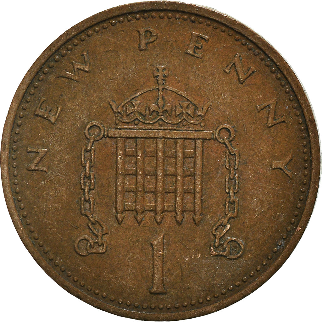 Münze, Großbritannien, New Penny, 1971