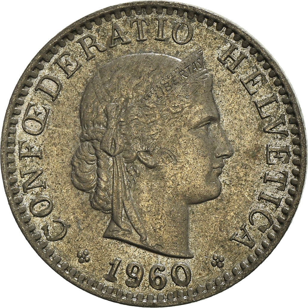 Moneta, Svizzera, 20 Rappen, 1960