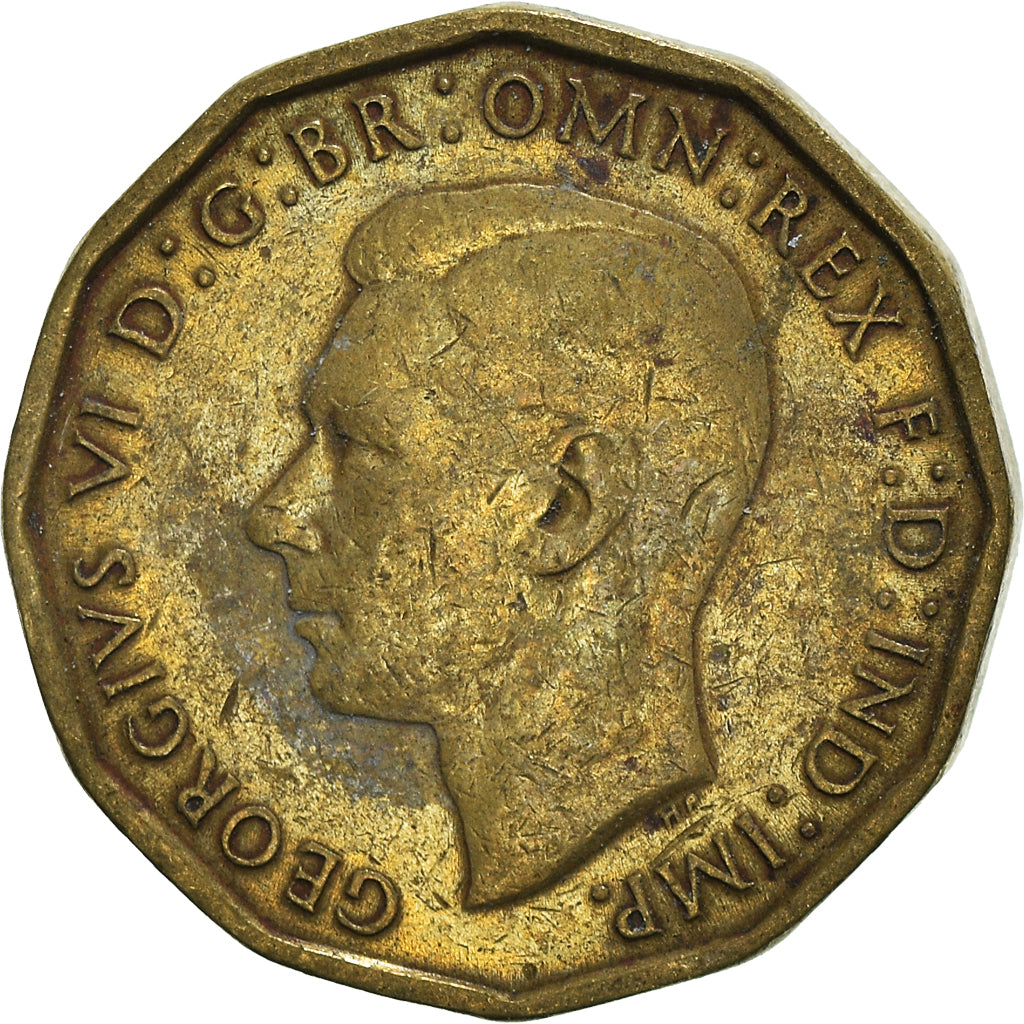 Monnaie, Grande-Bretagne, 3 Pence, 1944