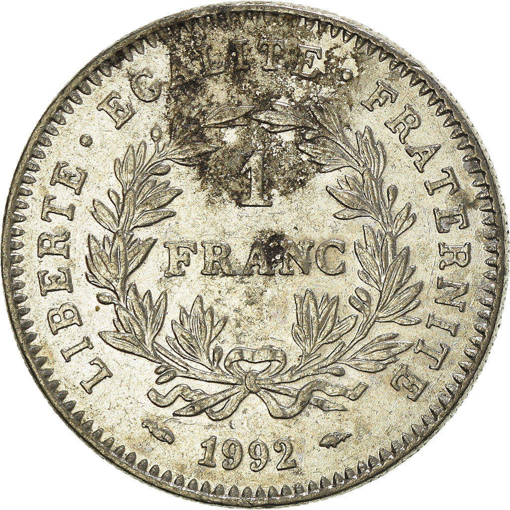 Monnaie, France, Franc, 1992