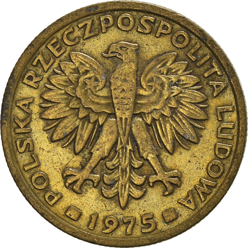 Moneta, Polonia, 2 Zlote, 1975