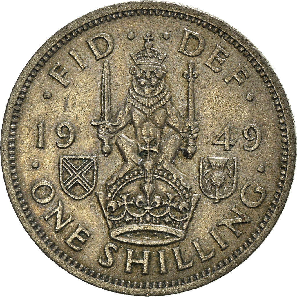 Monnaie, Grande-Bretagne, Shilling, 1949