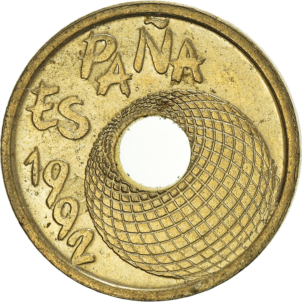 Monnaie, Espagne, 25 Pesetas, 1992