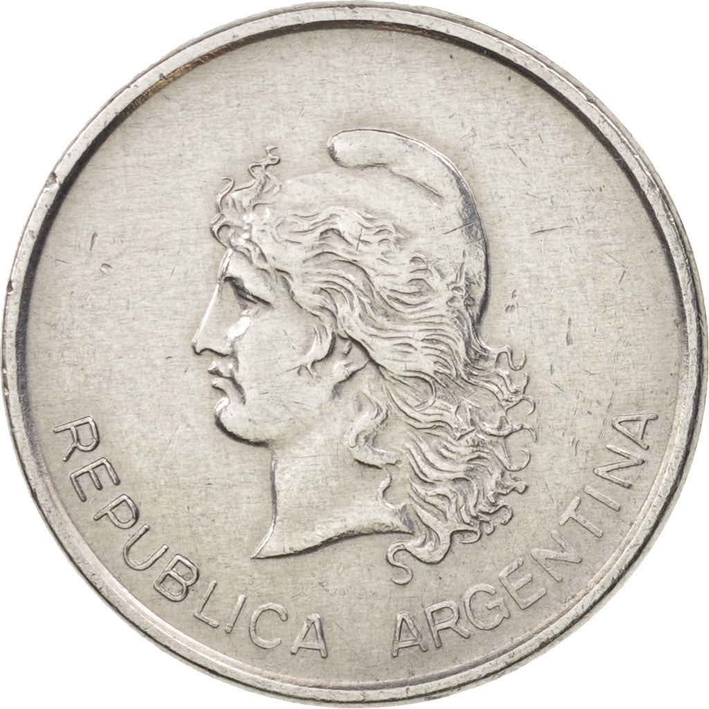 Argentina, 50 Centavos, 1983, AU(50-53), Aluminum, KM:90