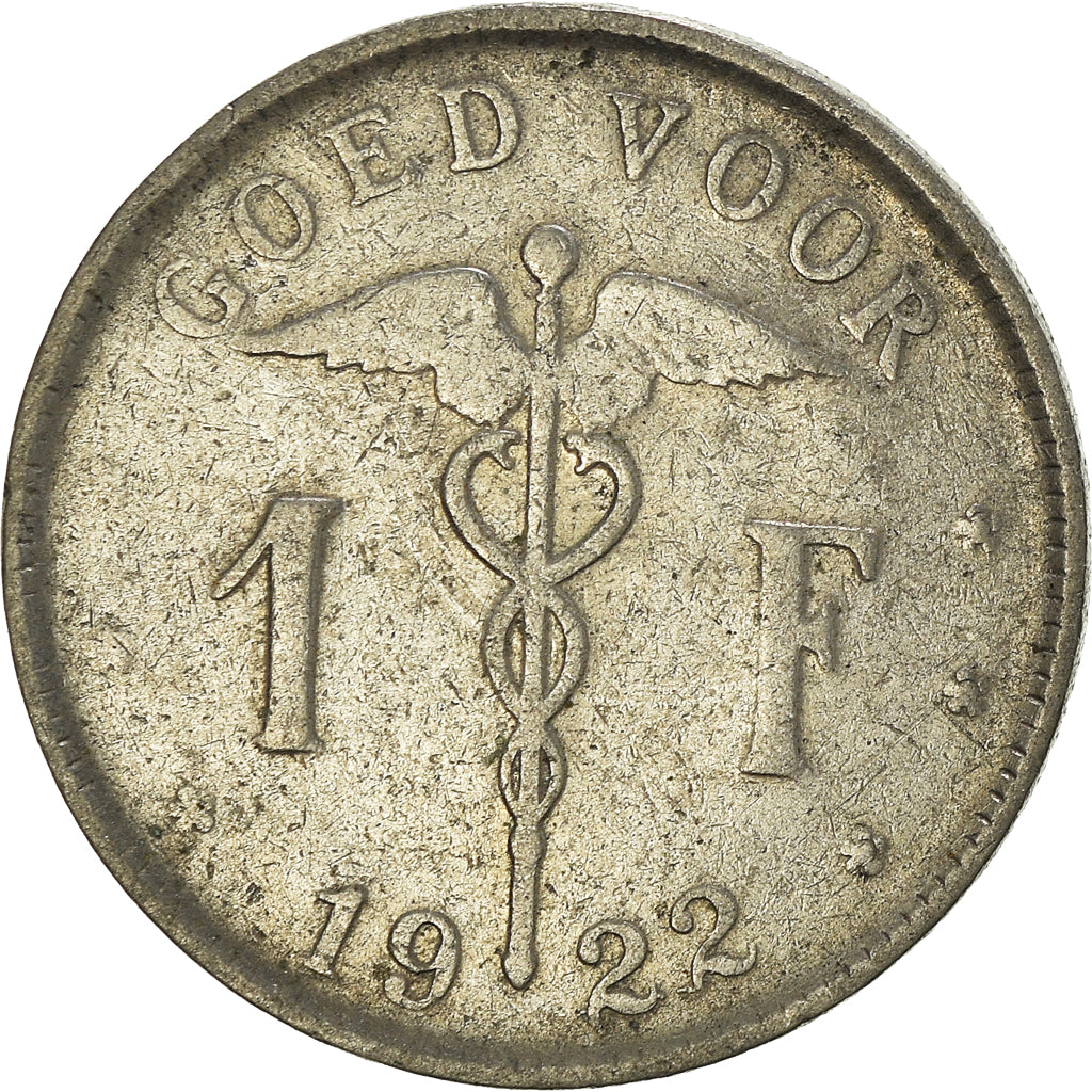Coin, Belgium, Franc, 1922