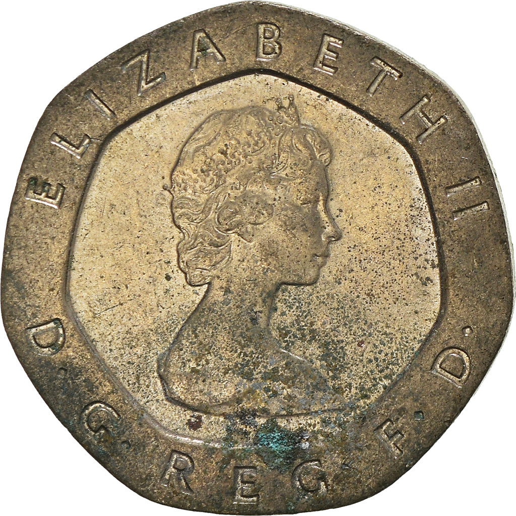 Coin, Great Britain, 20 Pence, 1982