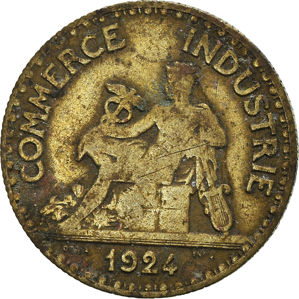 Münze, Frankreich, 50 Centimes, 1924