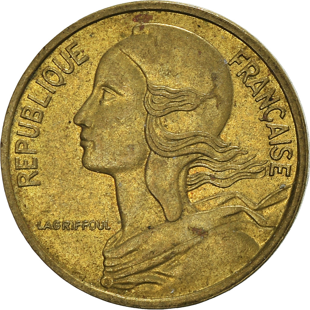 Coin, France, 5 Centimes, 1986