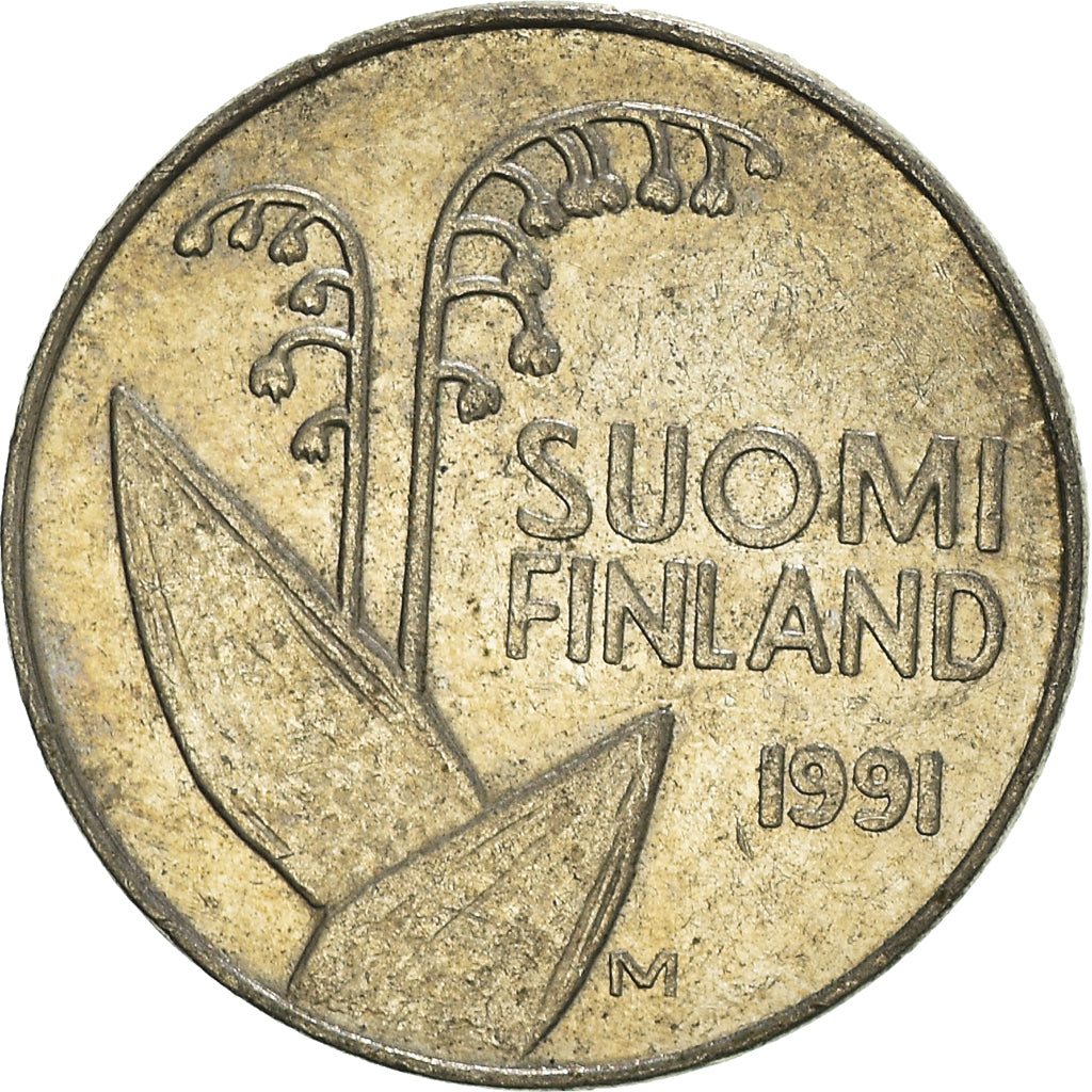 Monnaie, Finlande, 10 Pennia, 1991