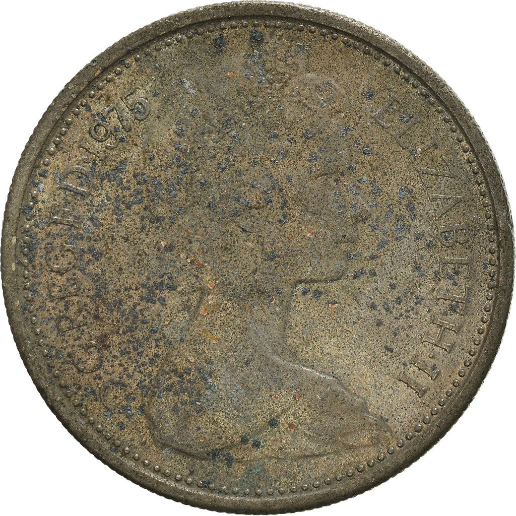 Coin, Great Britain, 5 New Pence, 1975